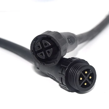 IP68 rezistent la apa Conector cu Fir Coadă LED-uri în aer liber Lumina LED 2 3 4 5 Pin M16 Masculin și Feminin Asociat Plug-in Conectori de Cablu