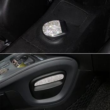 Auto Accesorii De Interior Pentru Mercedes Smart 453 Forfour Fortwo Volan Masina Logo-Ul De Diamant Autocolante Decorare-2019