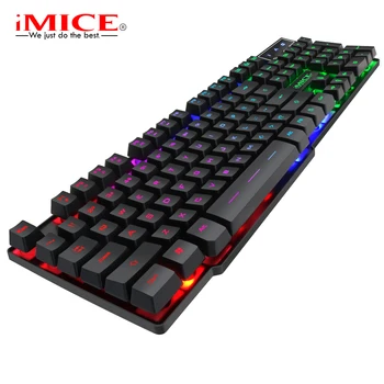IMice cu Fir Gaming Tastatura led 104 Taste Tastatură Mecanică RGB Tastatură cu iluminare de fundal pentru PC Gamer Teclado Gamer Mecanico Clavier