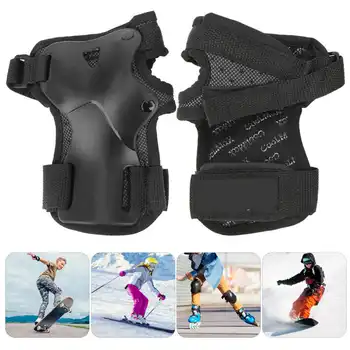 2 Buc/Lot Respirabil Rezistent Încheietura mâinii Mână Protector de Nylon Plastic pentru Role Patinaj, Schi Snowboard Sporturi de Echipamente de Siguranță