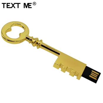 TEXTUL MI 2018 capacitatea reală galben model cheie usb2.0 4GB 8GB 16GB 32GB 64GB pen drive USB Flash Drive cadou creativ Pendrive