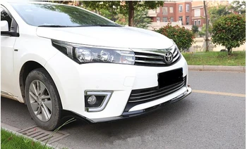 Pentru Toyota Corolla Body kit eleron-2016 Pentru Corolla ABS Spate buza spoiler spate Bara fata Difuzor Barele de protecție Protector