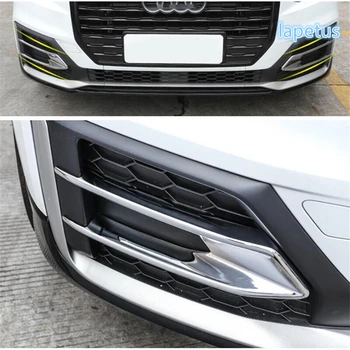 Lapetus Frontal, Lumini de Ceata Foglight Lampa Pleoapa Spranceana Decorare Acoperire Cadru Trim ABS Cromat se Potrivesc Pentru Audi Q2 2017 - 2020