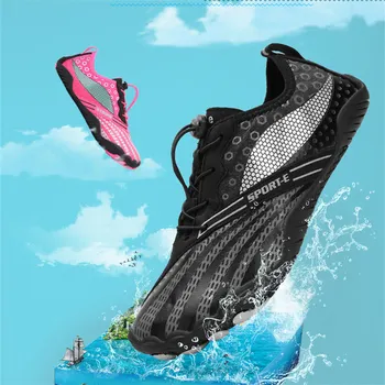 Respirabil Aqua Pantofi Barbati Iute Uscat Barbati Pantofi De Plaja Femei Desculț În Amonte Pantofi Drumeții Pantofi Sport Râu Apă De Mare Adidași