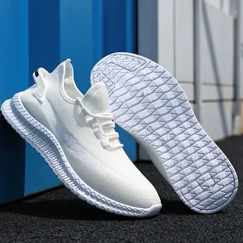 2020 Fierbinte Adidași de Moda Pentru Bărbați Respirabil, Confortabil, Casual, Plasă de Pantofi Super-Lumina de Funcționare Dantela-up Atletic Pantofi Plat