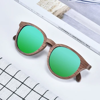 BOBO PASĂRE de Lemn ochelari de Soare Femei Bărbați 2020 Lux Polarizat Ochelari de Soare Femei UV400 Ochelari de Cadru Braț în cutie de Cadou Dropshipping
