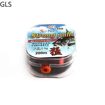 Ieftine foarte Puternic Nylon Monofilament Linie de Pescuit 200M 3 culori de Calitate Japonez Material de Pește Linie Pescuit la Crap