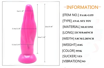FAAK mare sex anal jucarii cu ventuza de silicon vibrator anal creative adult produse cuplu femei barbati fetish sex shop dop de fund