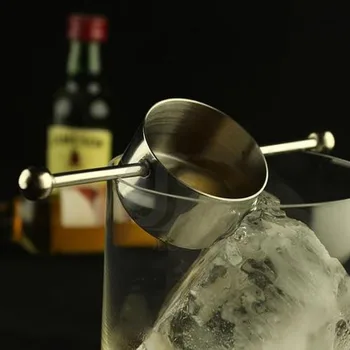 304 din Oțel Inoxidabil 30ML Cocktail Ceașcă de Măsurare Bara de Pahar cu Maner Pentru Whisky