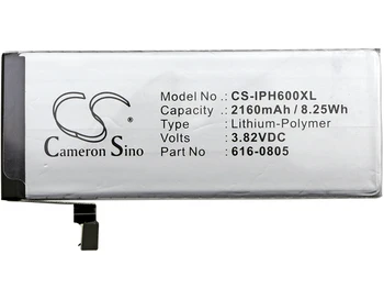 Cameron Sino Baterie pentru iPhone 6 Baterie 616-0804, 616-0805, 616-0806, 616-0809 pentru Apple A1549, A1586, A1589