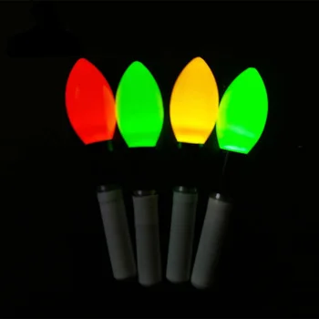 10buc/lot Stick de Lumină Galben/Rosu/Portocaliu Lightstick Stralucitoare Bastoane Luminoasă cu LED-uri Float Instrumentul de Pescuit de Noapte Bobber Accesoriu B442