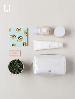 Xiaomi jordanjudy film cu bule sac de Cosmetice de sex Feminin Portabil de mare capacitate caz de călătorie de Stocare se spală geanta make up pachet
