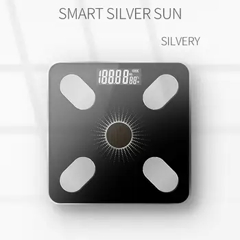 Solar de Încărcare APP Bluetooth Inteligent Electronic Greutate Echilibru Body Fat Scale de Suport pentru Android sau IOS