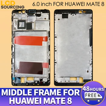 6.0 inch, Cadru de Mijloc Pentru Huawei MATE 8 LCD FRONTAL Carcasa Rama Bezel Înlocui Pentru huawei Mate 8 Cadru de Mijloc Pentru Mate8