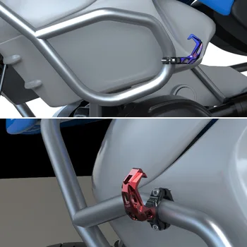 Cârlig de modificare potrivit pentru scuter Honda fata de bagaje casca cârlig motocicleta GW250 multifuncțional amortizor bara carlig