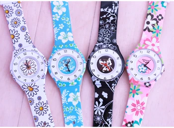 WILLIS Flori Minunate Pentru Mini Ceasuri Femei Rochie Ceasuri Rezistente la Apă pentru Copii Ceas de mana Copii Cadou