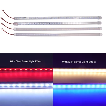 5PCS/lot DC 12V LED din Aluminiu, Bara de Lumina Rigide, Benzi 25cm 18LED 5054 SMD Cabinet Contra Lumini pentru Bijuterii Contra Albastru Verde Roșu