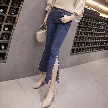 Ieftine en-gros 2019 nouă Primăvară Vară Toamnă Fierbinte de vânzare de moda pentru femei casual Pantaloni din Denim BW59