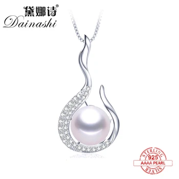 Autentic Natural de apă dulce Pearl bine Pandantiv Bijuterii Fierbinte Vinde Argint 925 2020New Moda Colier cadou Pentru Femei