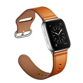 Curea din piele Pentru Apple watch band 44mm 40mm iWatch trupa 42mm 38mm din Piele ceas bratara Apple watch seria 5 4 3 6 se