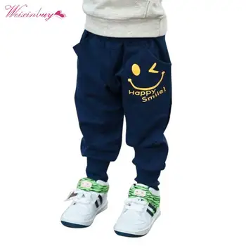 2019 Pantaloni de Moda pentru Copii Copilul Hip Hop Pantaloni Harem Băiat Fete Pantaloni Lungi de Trening 1-5A Imbracaminte