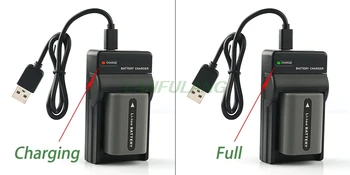 NP-FP50 USB Încărcător de Baterie pentru Camera Sony DCR-HC18 DCR-HC19 DCR-HC20 DCR-HC20E DCR-HC21 DCR-HC21E DCR-HC24E DCR-HC26