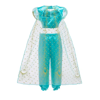 De Halloween copiii se purta de Craciun pentru copii rochie de lampa lui Aladin cosplay costum jasmine printesa Rochii fete Pentru Fete