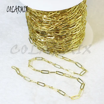 5-10 metri link colier Deschis Lanț colier accesorii lanț de link-ul lanț pentru a face bijuterii 9449