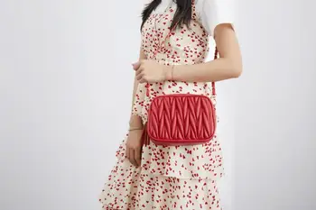 2020 nou sac de sex feminin coreeană versiunea lanț pătrat mic sac de moda lady geantă de umăr ciucure broderie fir de messenger sac de mici