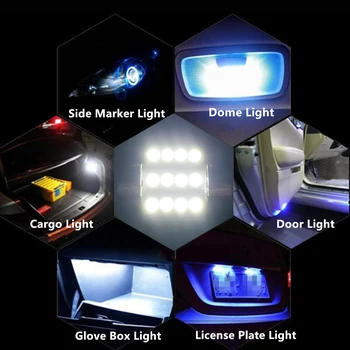 Noua Masina de styling 12 SMD LED 2835 31mm Masina Alb Cald Interior Dome Feston Bec Lumina Lămpii DC 12V Lumini pentru Citit Lampa Bec