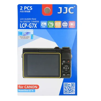 JJC LCP-G7X LCD Garda de Film Protector de Ecran (2 Kituri) pentru Canon Powershot G1X Mark III,5X, G7X, G9X, G7X Mark II,EOS M100,EOS M6,