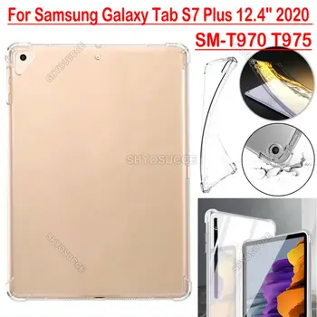 SHYOSUCCE Clar TPU Caz Pentru Samsung Tab S7 Plus 12.4
