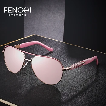FENCHI ochelari de Soare Femei de Conducere Pilot de Design de brand de lux nuante de roz oglindă trendy ochelari de Soare oculos de grau feminino