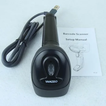 Yanzeo C2000 cu Fir 1D/2D QR coduri de Bare cu Laser Scanner Portabil Cititor de Cod - Cititor Pentru Sistem POS de Inventar Garanție de 12 Luni