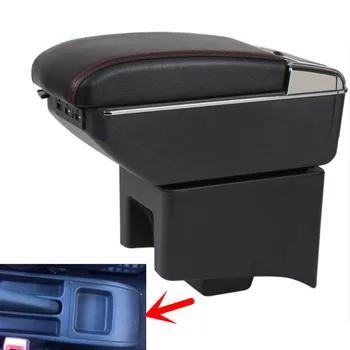 Pentru Volkswagen Polo cotiera cutie de Polo V universal 2009-2020 mașina de centru consola modificarea accesorii dublu crescut cu USB