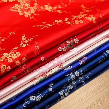 Tesatura Jacquard Tesatura Brocart pentru cusut Kimono și Cheongsam tesatura satin pentru DIY