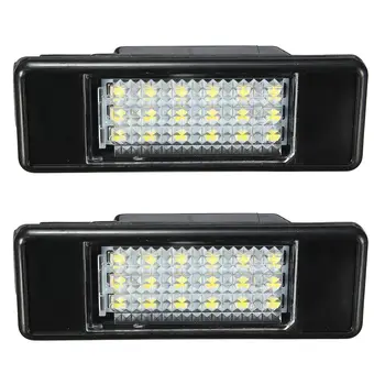 LED-uri de Lumină de inmatriculare Lumina Plastic ABS 78x21mm 3.07x0.83in 2 Buc Pentru Peugeot 1007 207 307 308 3008 406 407 508 607 Licență