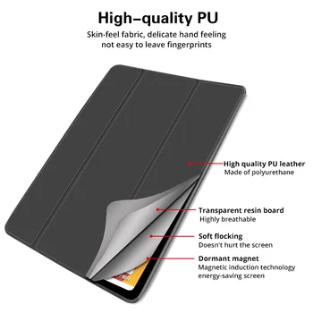 FONKEN PU Piele Caz Pentru iPad Pro11 2020 Acoperi mai Multe Ori Stand Pentru iPad Pro12. 9 2020 Caz TPU Silicon Moale Înapoi Caz Comprimat