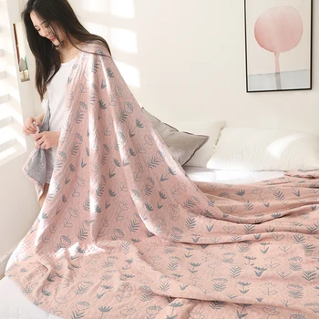 Japonia Bumbac Pătură Subțire Prosop Quilt Tifon Cuvertura de pat pentru Regina King Size, Pat Copil Adult Arunca Patura de Pat Pat Capacul Plapumă