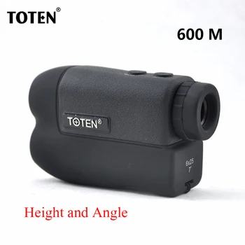 TOTEN Optica 6x25 Telemetre Vânătoare Laser Range Finder Monocular 600 M/Y a Măsura Distanța până la Țintă Metru Înălțime și Unghi