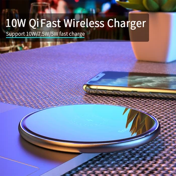 Essager 10W Qi Wireless Charger Pentru iPhone 11 Pro Xs Max X Xr 8 Inducție Rapidă Wireless Charging Pad Pentru Samsung S20 Xiaomi mi 9