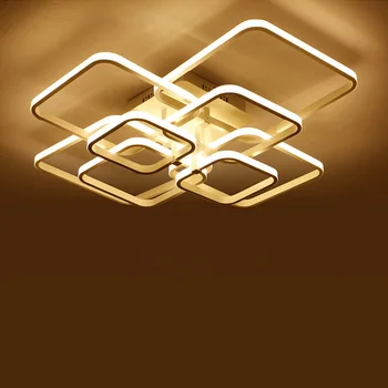 LED-uri moderne, Candelabre de Iluminat Pentru Living Cu Control de la Distanță Dormitor Decor Acasă Lămpi de Mese, Restaurant Corpuri de Luciu