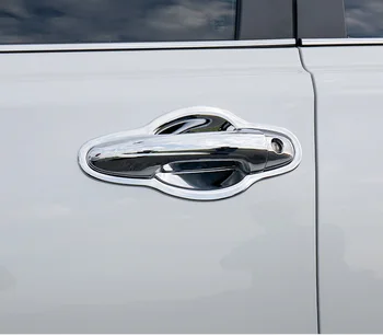 ABS Cromat Mâner de Ușă Coperta + Interior Usa Maner Castron Cupa Ornamentul Pentru Toyota RAV4 2016 2017 2018 Masina Stilului C859