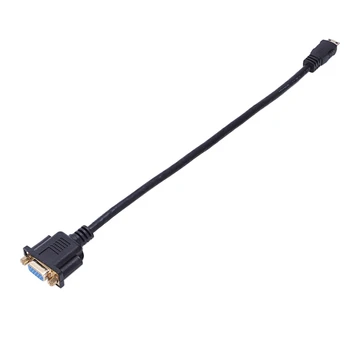 Cablu Mini HDMI to VGA M/F Conector Cablu Adaptor Convertor 0,3 M 1FT