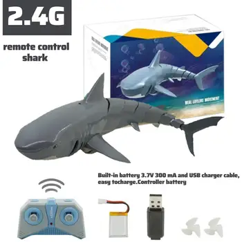 Mini Rc Pește Rechin RC Barca Barca Control de la Distanță de Încărcare USB Electronice de Alarma Muscatura de Rechin Model Jucării Control de la Distanță Pentru Rezervor de Apă
