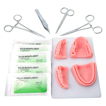Cabinet stomatologic kit, Oral model, Cu ac, instrument de Formare kit cu selica gel pentru Studenti Dentare orale sutura de formare