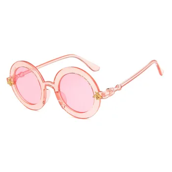 Clasic de albine pentru Copii ochelari de Soare Baieti Fete de Epocă de Lux ochelari de Soare pentru Copii Baby ochelari de soare Rotund Ochelari de Soare Oculos De sol UV400