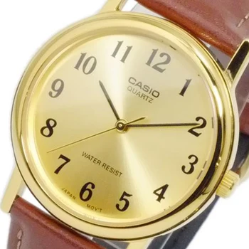 Casio Ceas Clasic Moda&Casual Cuarț Încheietura Ceas pentru bărbați relogio feminino ceas din piele trupa Impermeabil 3 bar Autentic MTP-1095