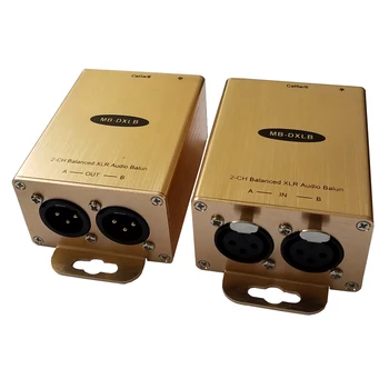 Audio profesionale Peste Cat5/6 Adaptor XLR Echilibrat Audio pentru Convertor RJ45 XLR Extender