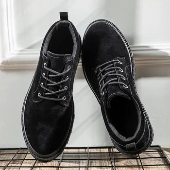 Primavara/Toamna anului 2020 Pantofi Noi din Piele Mens Pantofi Rochie Purta Moda Oxfords Low-top Dantela-up Non-alunecare de Afaceri în aer liber Pantofi pentru Bărbați
